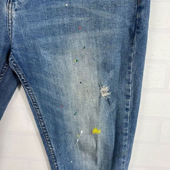 Serenade men’s Jeans size 36 skinny jeans paint splatter - Picture 6 of 16